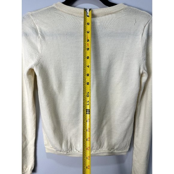 ALICE + OLIVIA Women's 100% Wool/Laine Cardigan Sweater XS - Picture 7 of 7